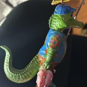 Albert the Florida Gators Christmas fishing ornament!